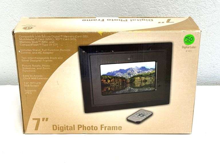 Digital Labs 7" Digital Photo Frame, K101