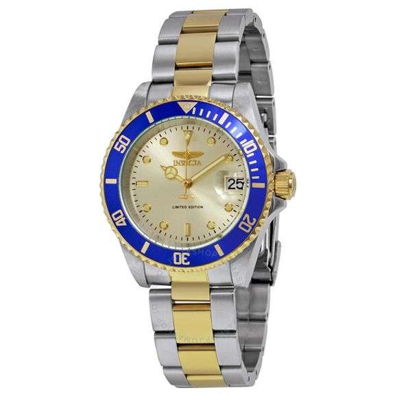 Invicta Pro Diver Automatic Men's Watch - 40mm, Steel, Gold Limited Edition ( New )