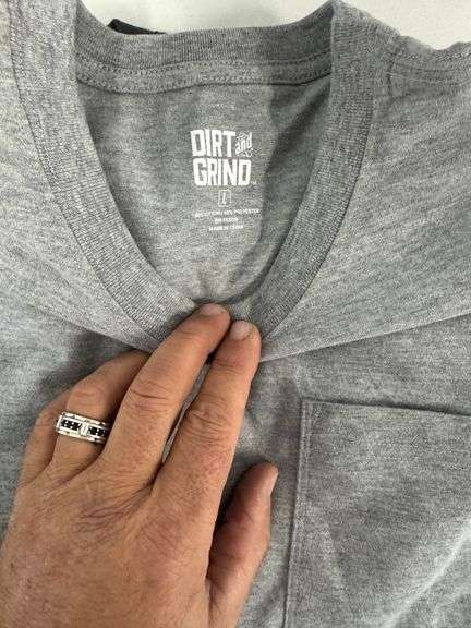 Lot of 3 - NEW Dirt & Grind Mens T-Shirts (Large)