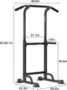 SogesPower - Power Tower Dip Station Pull Up Bar for Home Gym - NEW!