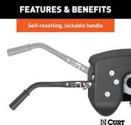 CURT 16580 A25 5th Wheel Hitch Head Only, Legs or Roller Required, 25,000 lbs - NEW!