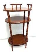 Solid Wood 3 Tier Accent / Side Table