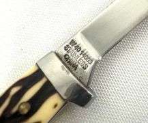 Winchester 6.13" Bird & Trout Imitation Stag Stainless Fixed Blade Knife