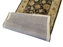Safavieh Anatolia Olive Grey / Beige Wool Runner Rug (NEW)