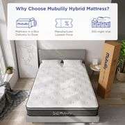 Mubulily Queen Sized 12" Memory Foam Mattress - NEW in BOX!