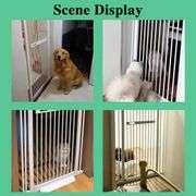 WAOWAO 61.02" Extra Tall Cat Pet Gate 30.11-33.07" Wide Pressure Mounted Walk Through Swing Auto Clo
