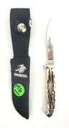 Winchester 6.13" Bird & Trout Imitation Stag Stainless Fixed Blade Knife