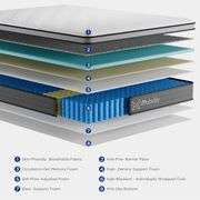 Mubulily Queen Sized 12" Memory Foam Mattress - NEW in BOX!