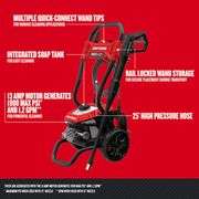 CRAFTSMAN 1900 PSI 1.2-GPM Cold Water Electric Pressure Washer - SEE DESCRIPTION