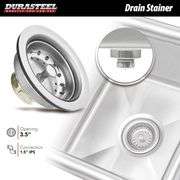 DuraSteel 24" x 24" Stainless Steel Utility Sink - NSF Certified (NEW)