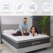 Mubulily Queen Sized 12" Memory Foam Mattress - NEW in BOX!