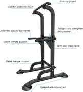 SogesPower - Power Tower Dip Station Pull Up Bar for Home Gym - NEW!