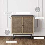 Nathan James Kova Rattan Wood Accent Sideboard - NEW!