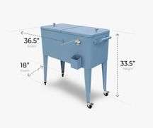 NEW! 80-Quart Classic Patio Cooler by Permasteel