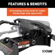 CURT 16580 A25 5th Wheel Hitch Head Only, Legs or Roller Required, 25,000 lbs - NEW!