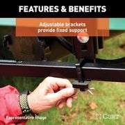 CURT 17500 TruTrack Weight Distribution Hitch with Sway Control, Up to 10K, 2-In Shank, 2-5/16-Inch 