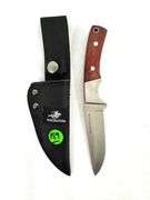 Winchester Hunter Fixed Blade Knife Brown Wood (3.875" Satin) G41340