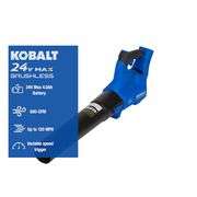 Kobalt 24-volt 500-CFM 120-MPH Battery Handheld Leaf Blower (Tool Only)