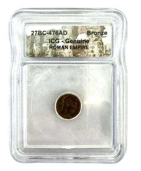 Roman Empire Genuine Bronze Coin (27 BC - 476 AD)