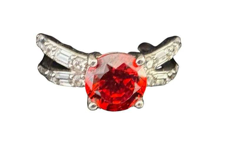 Marked Sterling Silver CZ Ring [4.94g]