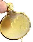 Vintage NINA RICCI "Air du Temps" Dove Frosted Glass Bottle Pendant with Perfume