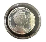 2022 British Virgin Islands - Queen Elizabeth .999 One Ounce Round