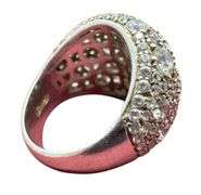 Marked Sterling Silver CZ Dome Ring [11.67g]
