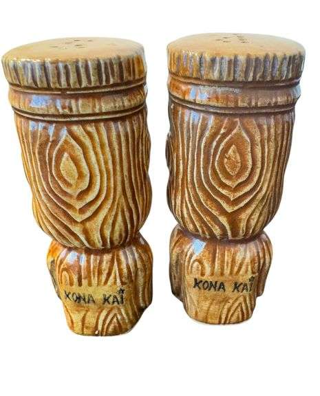 Mid-Century Kona Kai Salt and Pepper Shakers