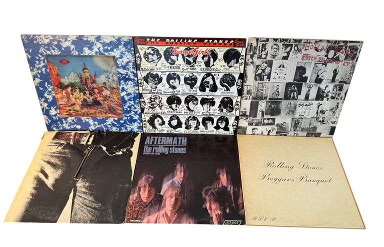 Vintage Rolling Stones LP Assortment