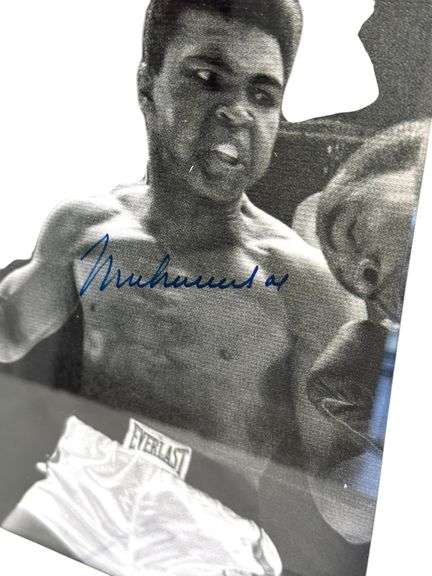 Muhammad Ali Autographed Boxing Photograph w/ COA