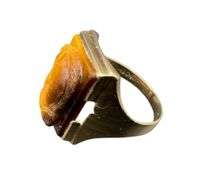Stamped 10K Gold Intaglio Ring [4.93g]