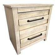 3pc Queen Bedroom Set - Coastal Distressed (NEW)