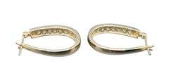 Stamped 14K Gold Diamond Earrings [5.47g]